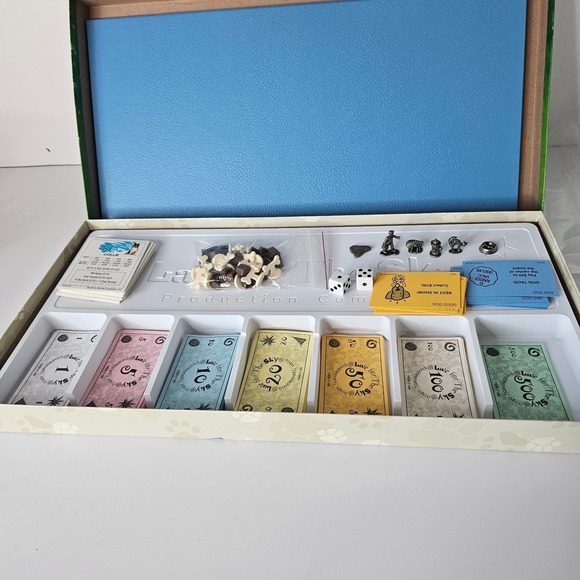 Dog-opoly Monopoly‎ Property Trading Board Game Complete Set Dogs Made in USA - Picture 7 of 10